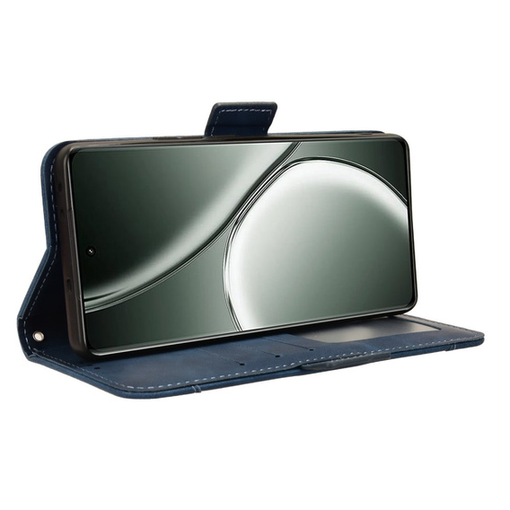 Pattintható tok a Realme GT 6 / 6T, Card Slot, sötétkék
