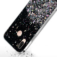 Telefontok a Huawei P20 Lite, Glittery, fekete