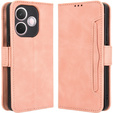 Pattintható tok a Oppo A5 Pro 5G, Card Slot, rózsaszín