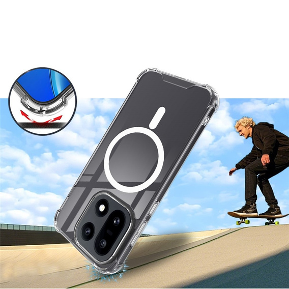 IMAK átlátszó tok MagSafe-vel OnePlus 15-hez