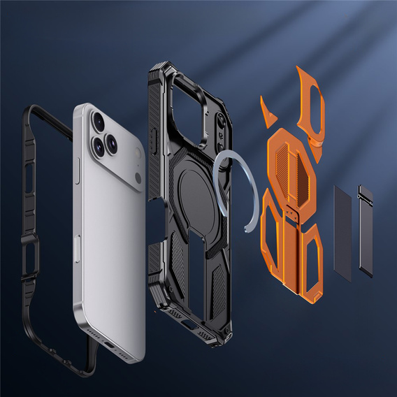 MagSafe-kompatibilis védőtok állvánnyal iPhone 17 Pro készülékhez