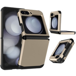 Páncélozott tok Samsung Galaxy Z Flip7 FE / Z Flip6, Armor Shockproof, arany
