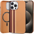 Tok iPhone 15 Pro, Carbon Fiber MagSafe, sárga