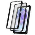 Tok Samsung Galaxy A55, ERBORD Rugged Case, fekete (két keret)