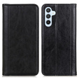 Telefontok a Samsung Galaxy A35 5G, Wallet Litchi Leather, fekete