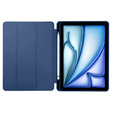 Tok iPad Air 13" 2025/2024 (7/6 gen.), Smartcase tolltartóval, sötétkék