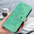 Pattintható tok a Xiaomi Redmi Note 12 5G / POCO X5 5G, Mandala Flower, zöld