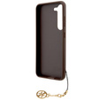 GUESS Telefontok a Samsung Galaxy A55, 4G Charms Collection Hardcase, barna