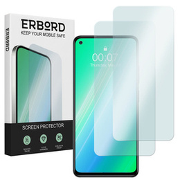 2x edzett üveg a Xiaomi Redmi Note 9S / 9 Pro, ERBORD 9H Hard Glass a képernyőn