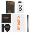 2x ERBORD OPTIK Pro edzett üveg iPhone 16 / 16 Plus kamera számára, fekete