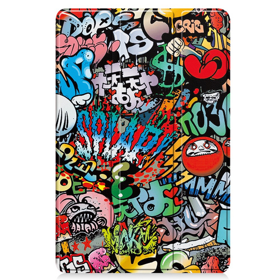 Tok Lenovo Tab TB311FU, Smartcase, graffiti