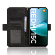 Pattintható tok a Xiaomi Redmi 15C 4G/LTE, Card Slot, fekete