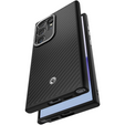 Spigen Enzo Aramid fekete tok Samsung Galaxy S24 Ultra készülékhez