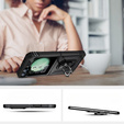 Páncélozott telefontok a Samsung Galaxy Z Flip7 FE / Z Flip6, Nox Case Ring, fekete
