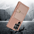 Tok Samsung Galaxy S25 Ultra, Card Holder Kickstand, fekete