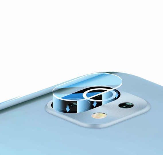 Edzett kameraüveg Xiaomi Mi 11 Lite / Mi 11 Lite 5G / 11 Lite 5G NE, kék
