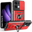 Telefontok a Oppo Reno 13, CamShield Slide, piros