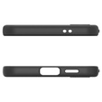 A Spigen tok Samsung Galaxy S24, Liquid Air, fekete + 9H edzett üveghez
