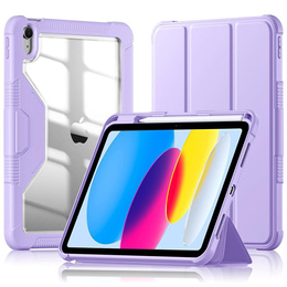 Tok iPad 11" 2025 A16 (11 gen.) / iPad 10.9" 2022 (10 gen.), Smartcase Hybrid, tolltartó résszel, lila