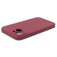 Telefontok a iPhone 15, Silicone Lite, piros