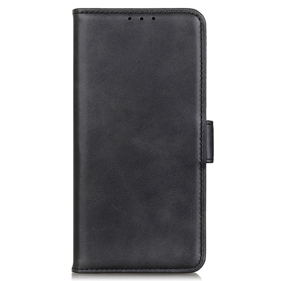Pattintható tok a Motorola Moto E13, Wallet, fekete