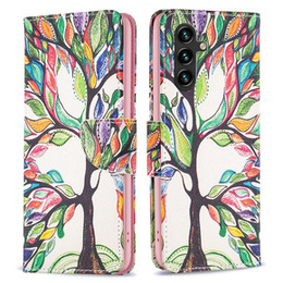 Pattintható tok a Samsung Galaxy A35 5G, Wallet, Tree of Life
