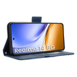 Pattintható tok a Realme 14 5G / Realme 14T 5G, Card Slot, sötétkék