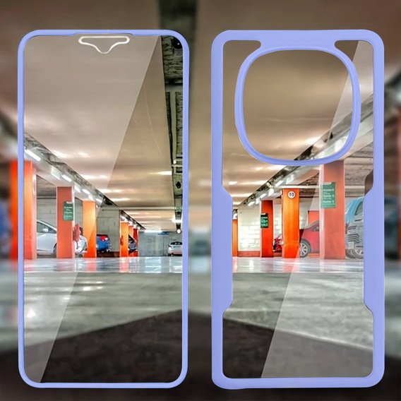 Tok Xiaomi Redmi Note 14 Pro 5G készülékhez, Shockproof, fóliával, lila