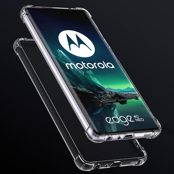 Telefontok a Motorola Edge 40 Neo, Dropproof, átlátszó