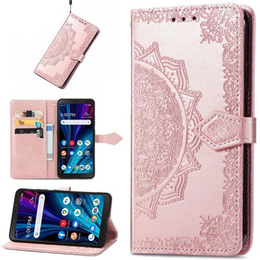 Pattintható tok a Oppo A80, Mandala, rózsaszín rose gold