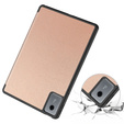 Tojás Lenovo Idea Tab 11" 2025 TB336FU TB336ZU, állvány, Smartcase tolltartóval, rózsaarany színű