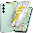 2x Edzett üveg az Samsung Galaxy S24 FE, ERBORD 9H Easy App