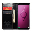 CASEME flip tok Samsung Galaxy S9, Waxy Textured, fekete