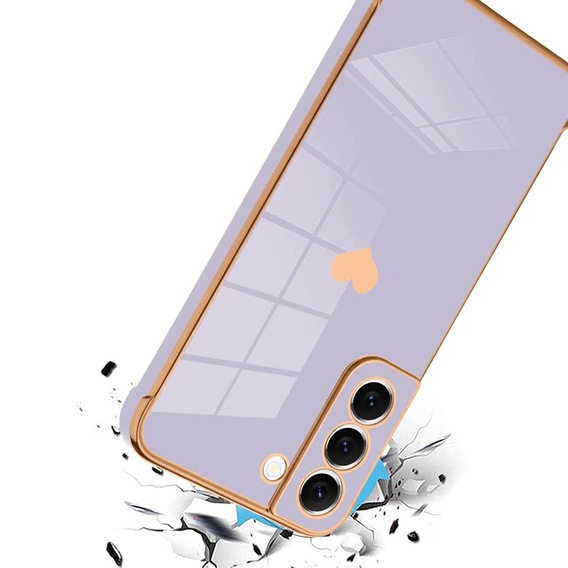 Telefontok a Samsung Galaxy S22, Electro heart, lila