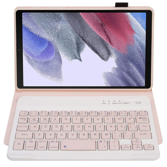 Tok + billentyűzet Samsung Galaxy Tab A7 Lite 8.7 T220 / 225, rózsaszín rose gold