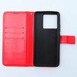 Pattintható tok a Xiaomi 13T / 13T Pro, Crazy Horse Wallet, piros