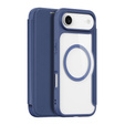 Dux Ducis tok iPhone Air, Skin X Pro, pánttal, MagSafe-hoz, tengerészkék