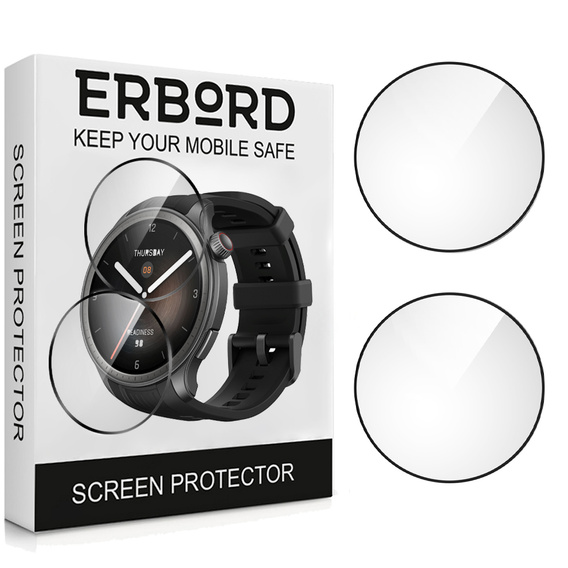 2x ERBORD hibrid üveg a Amazfit Balance