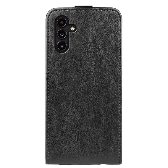 Pattintható tok a Samsung Galaxy A14 4G/5G, Flip, fekete