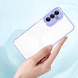 Telefontok a Samsung Galaxy A14 5G, Fusion Hybrid, átlátszó / lila