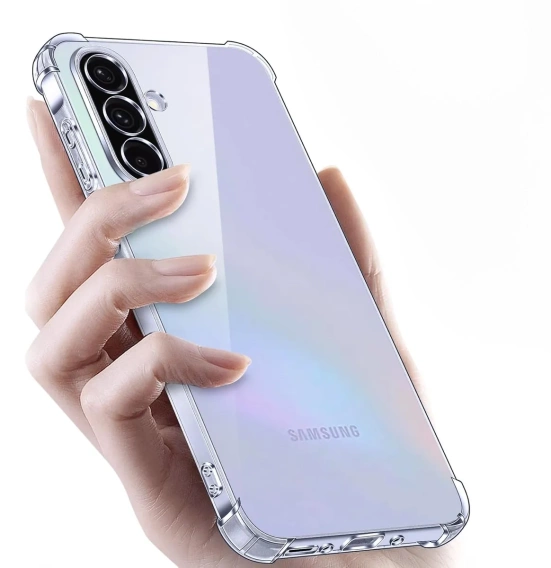 Tok a Samsung Galaxy A36, Erbord Dropproof, átlátszó + Glass