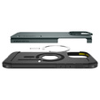 Spigen tok iPhone 16 Pro készülékhez, Tough Armor Mag Mag MagSafe, zöld + 9H edzett üveg