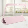 Tok iPad 10.9 2022 10 Gen, Smartcase Hybrid, tolltartó résszel, rózsaszín