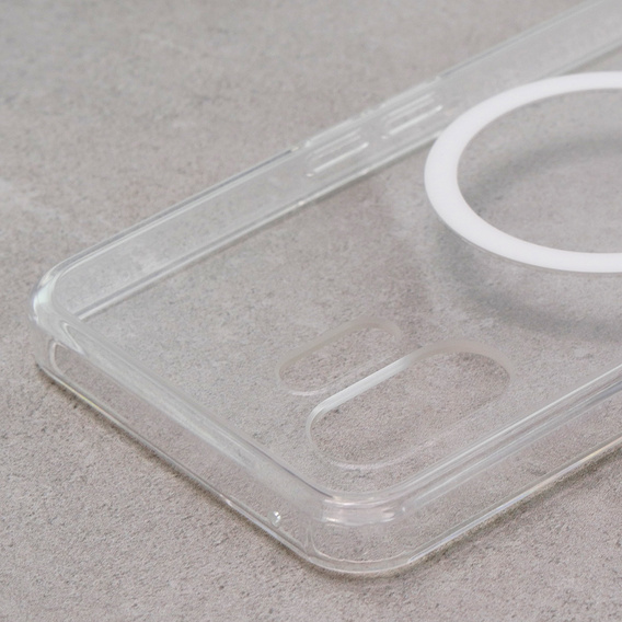 Tok a Nothing Phone 2 készülékhez, Fusion hibrid tok, MagSafe-hoz, átlátszó