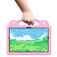 Gyermek tok Samsung Tab A8 10.5 X200 / X205, Cute Patterns, állvánnyal, rózsaszín
