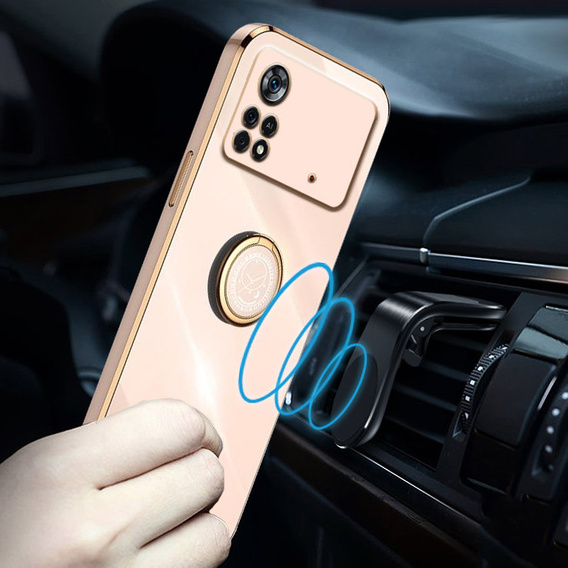Telefontok a Xiaomi Poco M4 Pro 4G, Electro Ring, rózsaszín