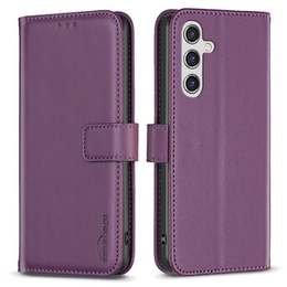 Pattintható tok a Samsung Galaxy A35 5G, BINFEN Wallet, sötétlila