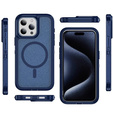 Tok kerettel iPhone 15 Pro Max készülékhez, MagSafe-hoz, kék