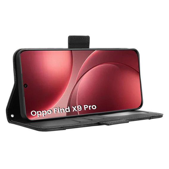 Kártyanyílásos flip tok az Oppo Find X9 Pro készülékhez