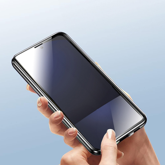 Mágneses Dual Glass tok a Xiaomi Poco F7 5G számára